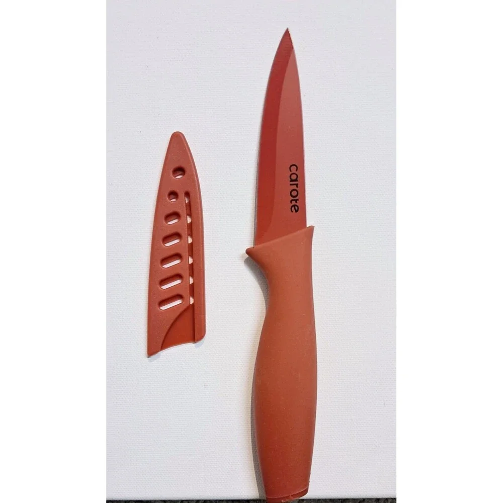 Carote Ceramic Knife Set 12-piece Stainless Steel Nonstick Colored Knives